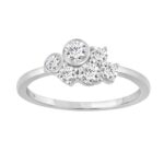 Classic 14K White Gold  Round Lab Grown Diamond Ladies Ring 1/2Ct (Color F-G -Clarity Vs1/Vs2)