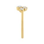 Classic 14K Yellow Gold  Round Lab Grown Diamond Ladies Ring 1/2Ct (Color F-G -Clarity Vs1/Vs2) - Image 3