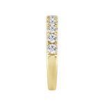 14K YELLOW GOLD 1.00CT ROUND DIAMOND LADIES BAND - Image 3