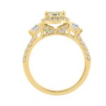 14K YELLOW GOLD 3 1/4CT ROUND/CADILLAC/RADIANT YELLOW DIAMOND LADIES RING (CENTER STONE YELLOW RADIANT DIAMOND 2CT) - Image 2