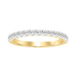 LADIES BRIDAL SET 2 1/2CT ROUND/PRINCESS DIAMOND 14K YELLOW GOLD (CENTER STONE PRINCESS DIAMOND 1CT ) - Image 5