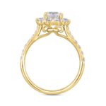 LADIES RING 1 3/4CT ROUND DIAMOND 14K YELLOW GOLD (CENTER STONE ROUND DIAMOND 1CT ) - Image 2