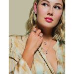 LADIES SOLITAIRE EARRINGS 1CT ROUND DIAMOND 14K YELLOW GOLD - Image 4