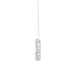 14K WHITE GOLD 1 1/2CT MARQUISE/PEAR/OVAL DIAMOND LADIIES PENDANT WITH CHAIN - Image 2