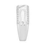 MEN'S BAND 1/2CT ROUND DIAMOND 14K WHITE GOLD - Image 3