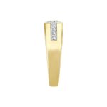 MEN'S RING 1CT ROUND DIAMOND 14K YELLOW GOLD (CENTER STONE ROUND DIAMOND 3/4CT ) - Image 3