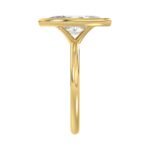 LADIES SOLITAIRE RING 3CT MARQUISE DIAMOND 14K YELLOW GOLD (CENTER STONE MARQUISE DIAMOND 3CT ) - Image 4