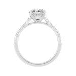 14K WHITE GOLD 1 3/4CT ROUND DIAMOND LADIES RING (CENTER STONE ROUND DIAMOND 1 1/2CT) - Image 2