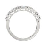 14K WHITE GOLD 1 3/8CT ROUND DIAMOND LADIES BAND - Image 2