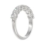 14K WHITE GOLD 1 3/8CT ROUND DIAMOND LADIES BAND - Image 3