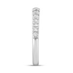 14K WHITE GOLD 1/2CT ROUND DIAMOND LADIES BAND - Image 3