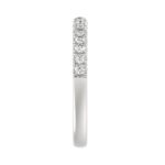 14K WHITE GOLD 1/4CT ROUND DIAMOND LADIES BAND - Image 4