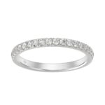 14K WHITE GOLD 1/4CT ROUND DIAMOND LADIES BAND
