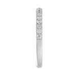 14K WHITE GOLD 1/4CT ROUND DIAMOND LADIES BAND - Image 4