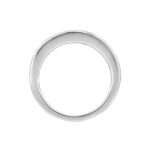 14K WHITE GOLD 2CT PRINCESS DIAMOND LADIES BAND - Image 2