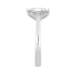 14K WHITE GOLD 3.00CT RADIANT DIAMOND LADIES SOLITAIRE RING (CENTER STONE RADIANT DIAMOND 3CT) - Image 3