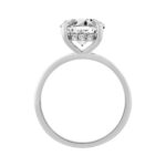 14K WHITE GOLD 3.00CT ROUND DIAMOND LADIES RING - Image 2