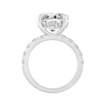 14K WHITE GOLD 6.00CT ROUND DIAMOND LADIES RING (CENTER STONE ROUND DIAMOND 5.00CT) - Image 2