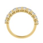 14K YELLOW GOLD 1 1/2CT OVAL DIAMOND LADIES BAND - Image 2