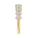 14K YELLOW GOLD 1 1/2CT OVAL DIAMOND LADIES BAND - Image 3