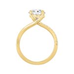 14K YELLOW GOLD 2 1/4CT ROUND DIAMOND LADIES RING (CENTER STONE ROUND DIAMOND 2.00CT) - Image 2