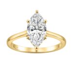 14K YELLOW GOLD 2.00CT MARQUISE DIAMOND LADIES SOLITAIRE RING (CENTER STONE MARQUISE DIAMOND 2.00CT)