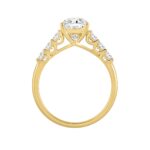 14K YELLOW GOLD 2CT ROUND DIAMOND LADIES RING (CENTER STONE ROUND DIAMOND 1 1/2CT ) - Image 2