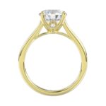 14K YELLOW GOLD 4.00CT ROUND DIAMOND BRIDAL SET (CENTER STONE ROUND DIAMOND 2CT) - Image 2