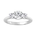 18K WHITE GOLD 2 1/3CT ROUND DIAMOND LADIES RING