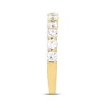 18K YELLOW GOLD 1.00CT ROUND DIAMOND LADIES BAND - Image 3