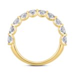 18K YELLOW GOLD 1.00CT ROUND DIAMOND LADIES BAND - Image 2