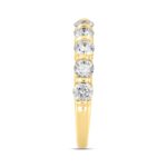 18K YELLOW GOLD 1.00CT ROUND DIAMOND LADIES BAND - Image 3