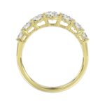 LADIES BAND 1 1/4CT ROUND DIAMOND 14K YELLOW GOLD - Image 2