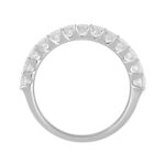 LADIES BAND 1CT PRINCESS DIAMOND 14K WHITE GOLD - Image 2