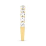 LADIES BAND 1CT ROUND DIAMOND 14K YELLOW GOLD - Image 3