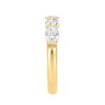 LADIES BAND 2CT ROUND/OVAL DIAMOND 14K YELLOW GOLD - Image 3