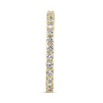 LADIES ETERNITY BAND 1.00CT ROUND DIAMOND 14K YELLOW GOLD - Image 3