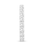 LADIES ETERNITY BAND 2 7/8CT ROUND DIAMOND 14K WHITE GOLD - Image 3