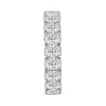LADIES ETERNITY BAND 3CT OVAL DIAMOND 18K WHITE GOLD - Image 3