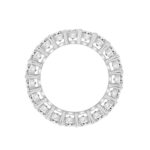 LADIES ETERNITY BAND 6CT PRINCESS DIAMOND 14K WHITE GOLD - Image 2
