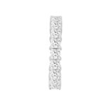 LADIES ETERNITY BAND 6CT PRINCESS DIAMOND 14K WHITE GOLD - Image 3