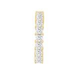 LADIES ETERNITY BAND 6CT PRINCESS DIAMOND 14K YELLOW GOLD - Image 3