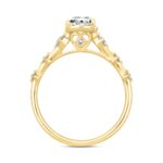 LADIES RING 1 1/4CT ROUND DIAMOND 14K YELLOW GOLD (CENTER STONE ROUND DIAMOND 1CT) - Image 2