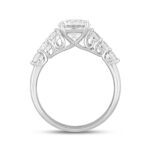 LADIES RING 2CT ROUND DIAMOND 14K WHITE GOLD (CENTER STONE ROUND DIAMOND 1 1/2CT ) - Image 2