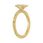 LADIES SOLITAIRE RING 1CT MARQUISE DIAMOND 14K YELLOW GOLD (CENTER STONE MARQUISE DIAMOND 1CT ) - Image 3