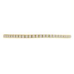 LADIES BANGLE 5CT ROUND DIAMOND 14K YELLOW GOLD - Image 3