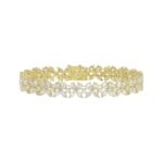 LADIES BRACELET 11 3/4CT ROUND/PEAR/MARQUISE DIAMOND 14K YELLOW GOLD