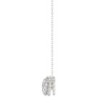 14K WHITE GOLD 1 3/4CT ROUND DIAMOND LADIES NECKLACE - Image 2