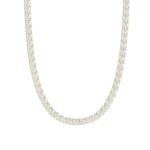 14K YELLOW GOLD 10 1/3CT 18'' ROUND DIAMOND LADIES TENNIS NECKLACE