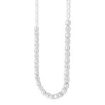 LADIES NECKLACE 14CT ROUND/PRINCESS/OVAL DIAMOND 14K WHITE GOLD - Image 3